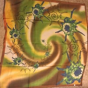 Jocelyn Nord 100% silk scarf.